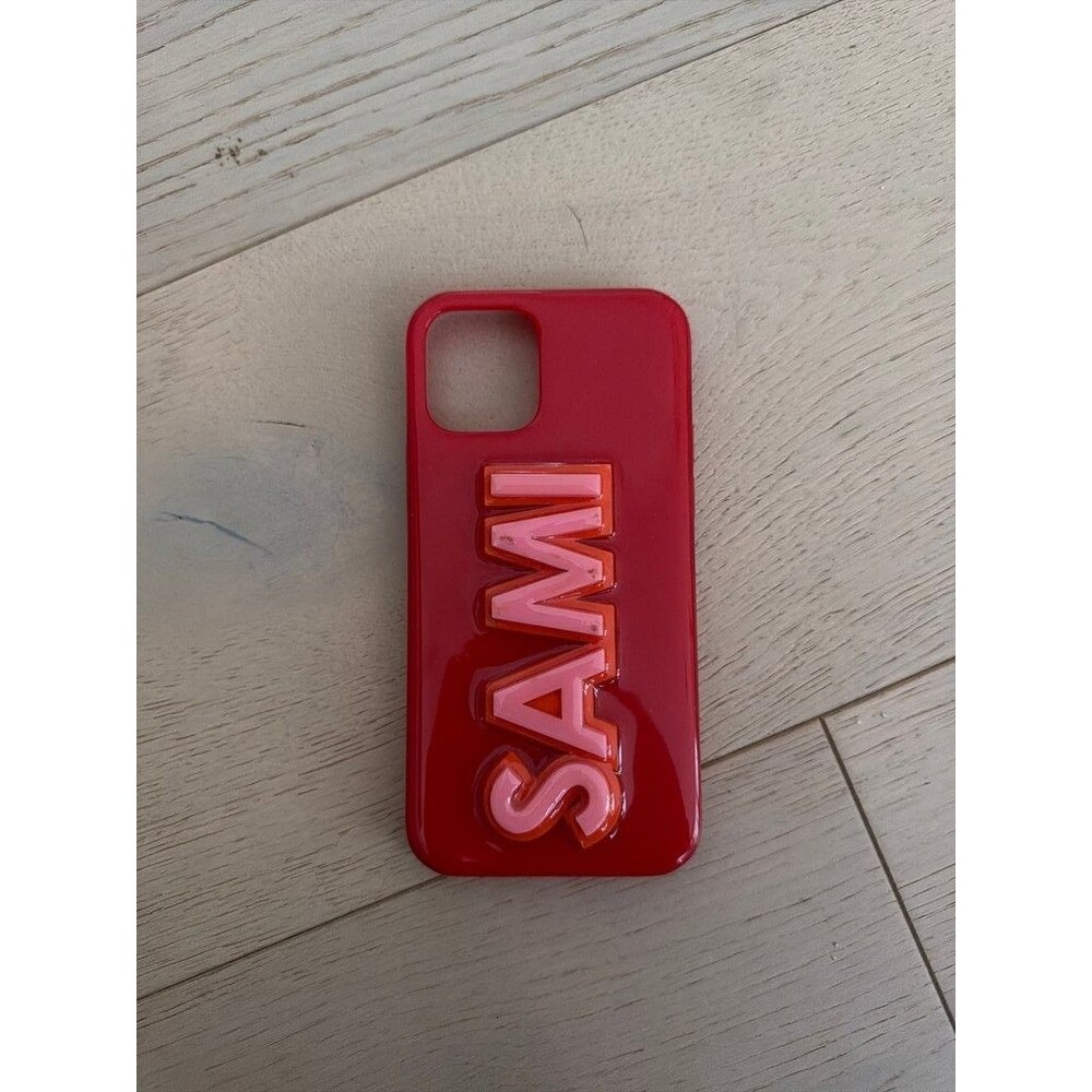 BaubleBar Personalized Red Phone Case